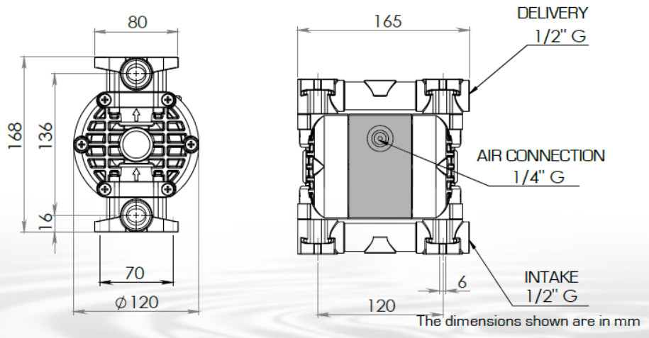 pompa membranowa microboxer wymiary