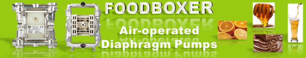 Luthmar, Foodboxer, food-processing diaphragm pumps FDA, Debem
